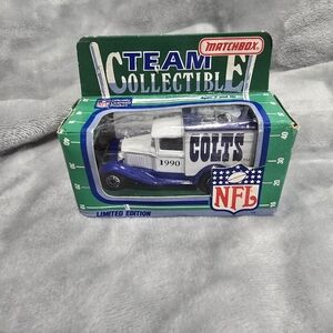 Matchbox NFL Indianapolis Colts Vintage Delivery Truck Team Collectible Limited